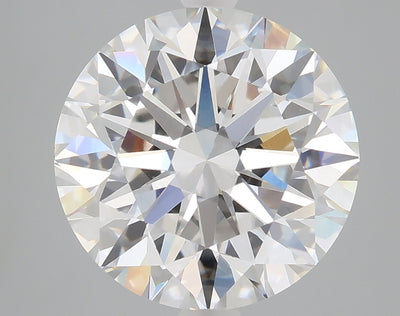 5.06 carat round lab grown diamond E color VVS2 clarity