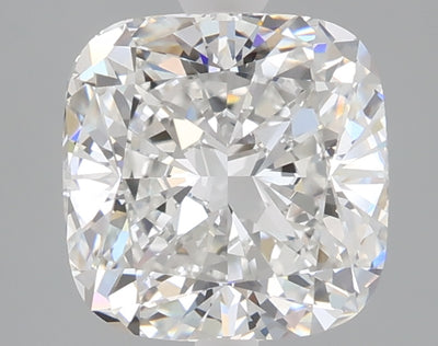 2.59 carat cushion lab grown diamond E color VVS2 clarity