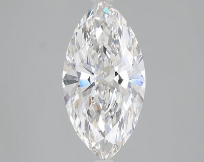 2.01 carat marquise lab grown diamond E color VS1 clarity