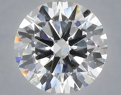 4.72 carat round lab grown diamond F color VVS2 clarity