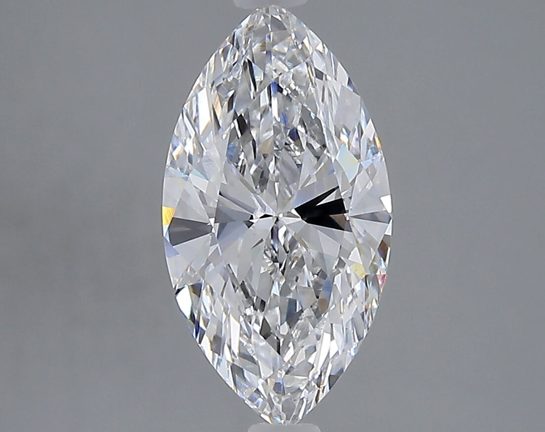 2.02 carat marquise lab grown diamond E color VS1 clarity