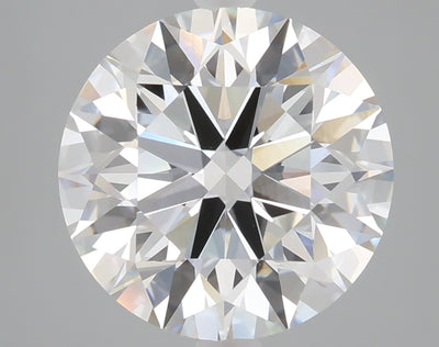 5.01 carat round lab grown diamond F color VVS2 clarity