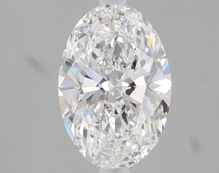 1.07 carat oval lab grown diamond D color VVS2 clarity