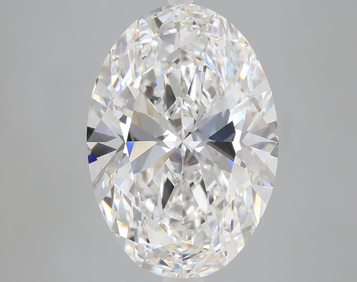 6.00 carat oval lab grown diamond F color VS1 clarity