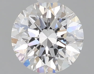 1.07 carat round lab grown diamond D color VVS2 clarity