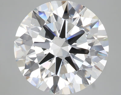 7.01 carat round lab grown diamond F color VVS2 clarity