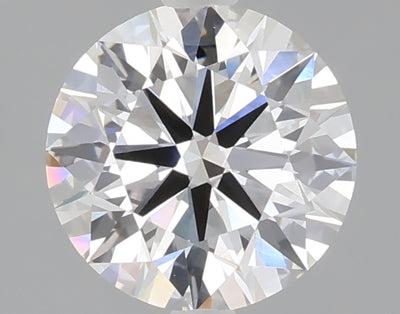 1.55 carat round lab grown diamond D color VVS2 clarity