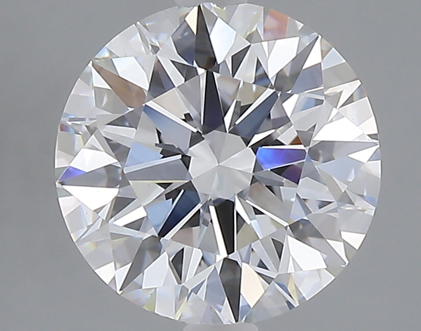 3.01 carat round lab grown diamond E color VS1 clarity