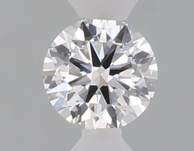 0.32 carat round lab grown diamond D color VVS2 clarity