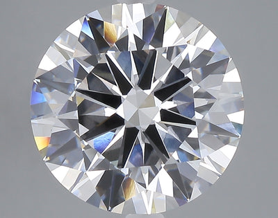 6.57 carat round lab grown diamond E color VS1 clarity