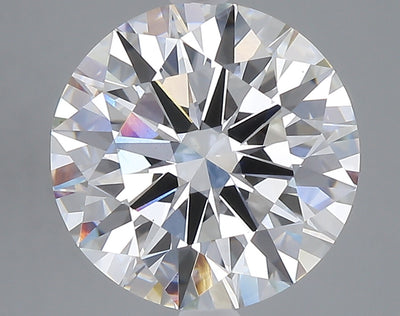 5.01 carat round lab grown diamond E color VS1 clarity