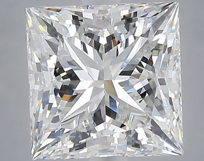3.03 carat princess lab grown diamond E color VS1 clarity