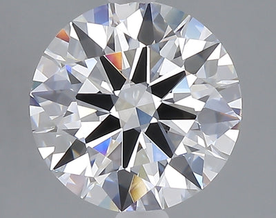 2.74 carat round lab grown diamond E color VVS2 clarity