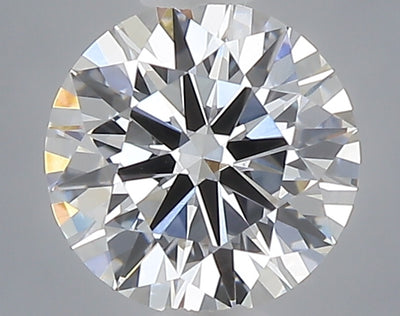 0.62 carat round lab grown diamond E color VVS2 clarity