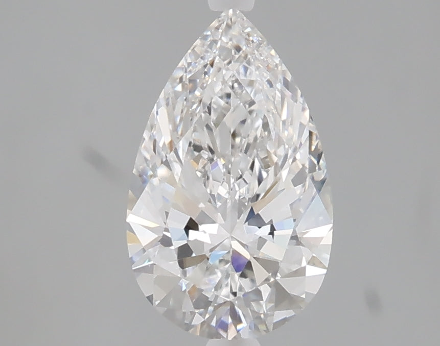 1.32 carat pear lab grown diamond D color VVS2 clarity