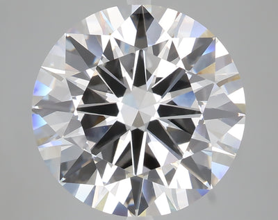 6.59 carat round lab grown diamond E color VVS2 clarity