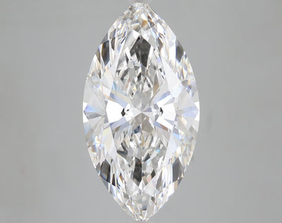 5.50 carat marquise lab grown diamond E color VVS2 clarity
