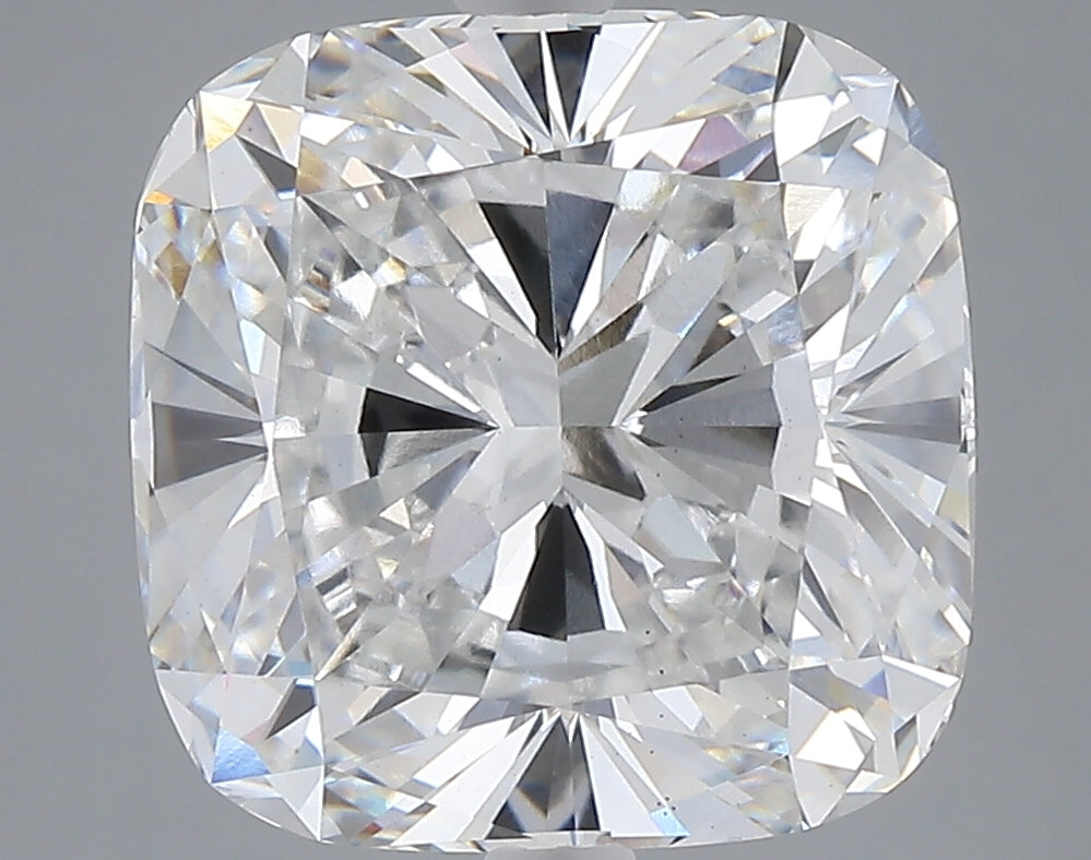 7.10 carat cushion lab grown diamond E color VS1 clarity