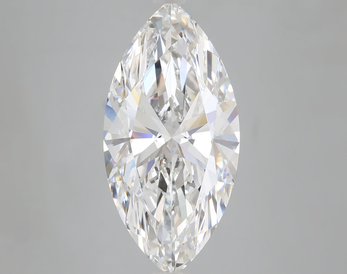 5.20 carat marquise lab grown diamond F color VVS2 clarity