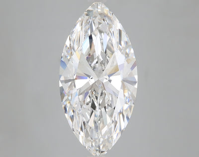 5.20 carat marquise lab grown diamond F color VVS2 clarity