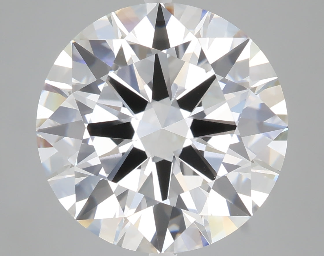 7.03 carat round lab grown diamond F color VVS2 clarity
