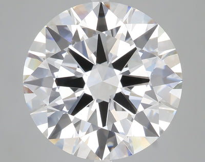 7.03 carat round lab grown diamond F color VVS2 clarity