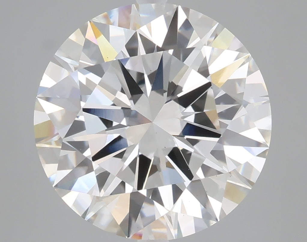 5.22 carat round lab grown diamond F color VS1 clarity