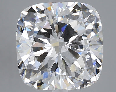 7.08 carat cushion lab grown diamond F color VVS2 clarity
