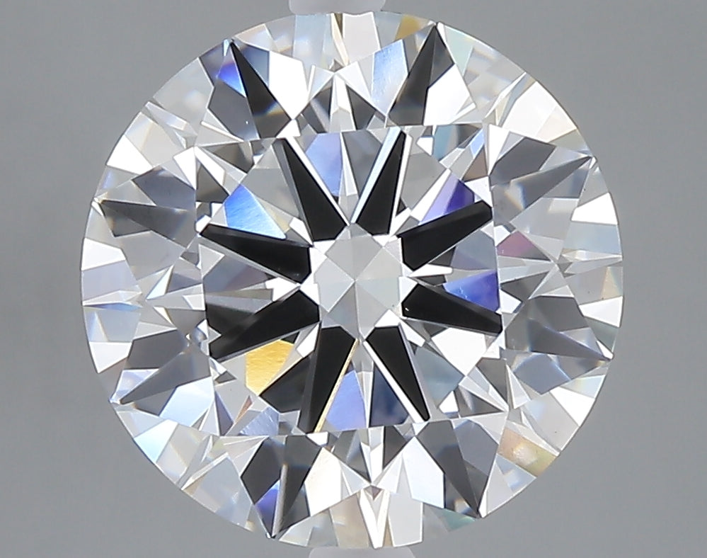 5.02 carat round lab grown diamond F color VS1 clarity