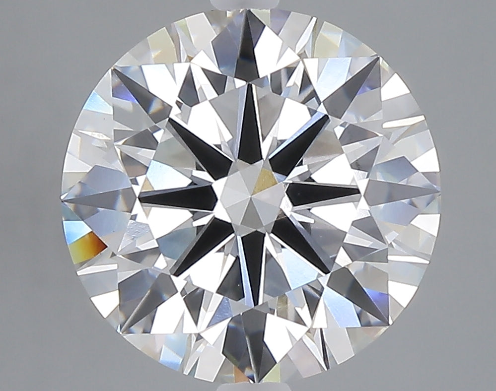 5.04 carat round lab grown diamond F color VVS2 clarity