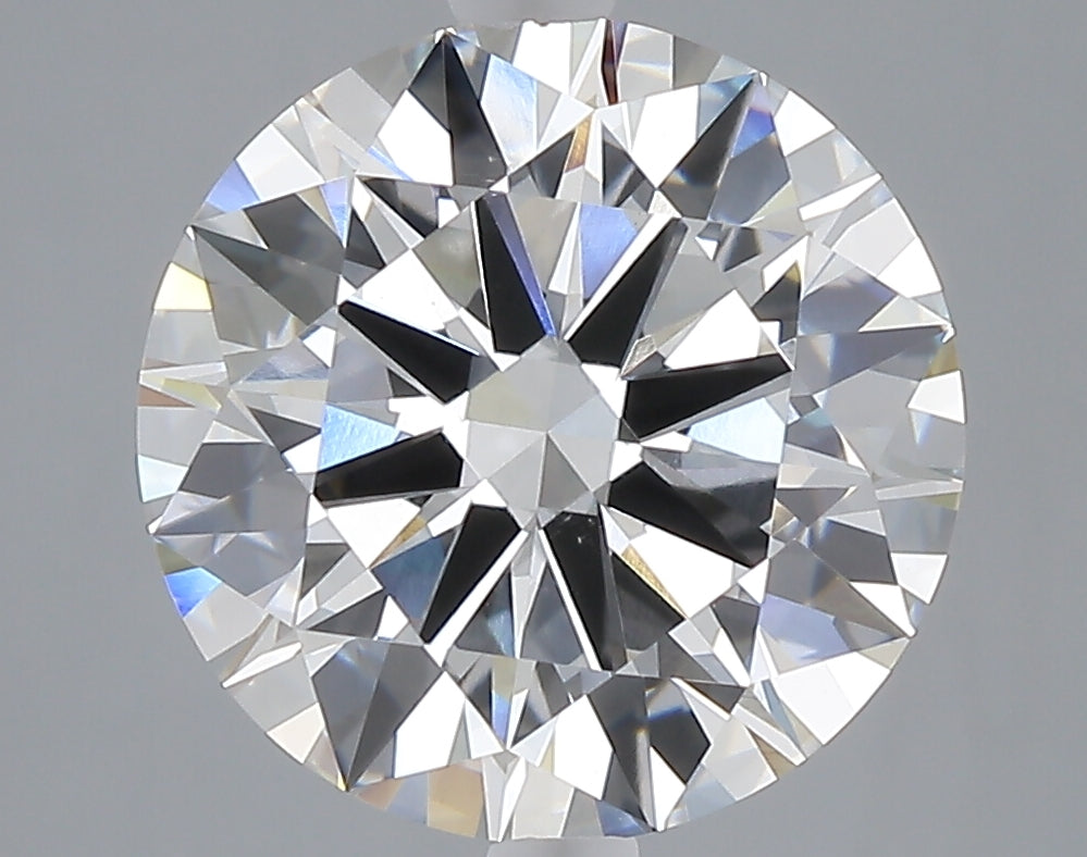 5.00 carat round lab grown diamond F color VVS2 clarity