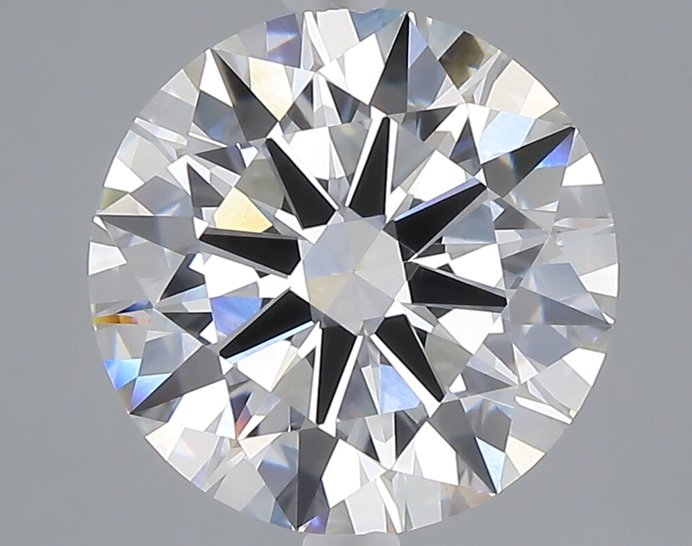 5.03 carat round lab grown diamond E color VVS2 clarity