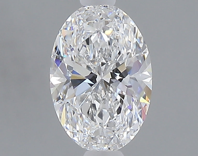 1.09 carat oval lab grown diamond D color VVS2 clarity