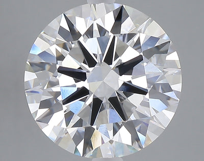 5.09 carat round lab grown diamond F color VVS1 clarity