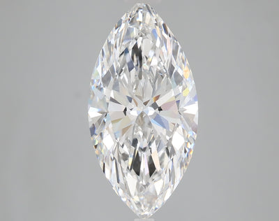 4.02 carat marquise lab grown diamond E color VS1 clarity