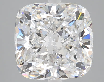 3.10 carat cushion lab grown diamond D color VS1 clarity