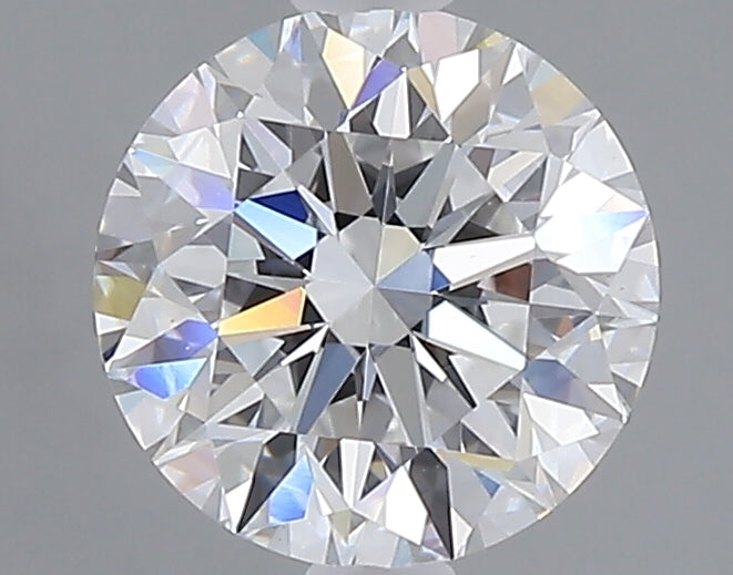 1.56 carat round lab grown diamond D color VVS2 clarity