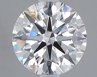 1.55 carat round lab grown diamond D color VVS2 clarity