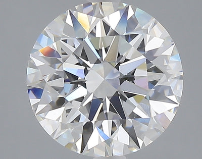 3.06 carat round lab grown diamond F color VS1 clarity