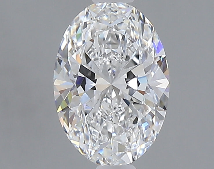 1.09 carat oval lab grown diamond D color VVS2 clarity