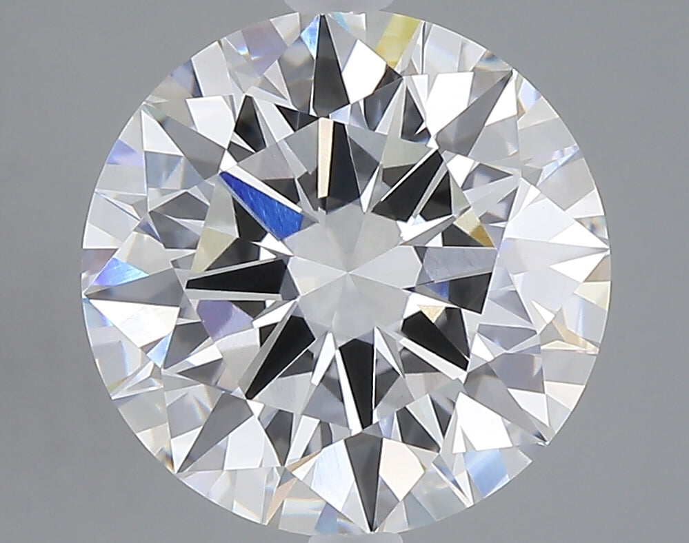 5.00 carat round lab grown diamond F color VVS2 clarity