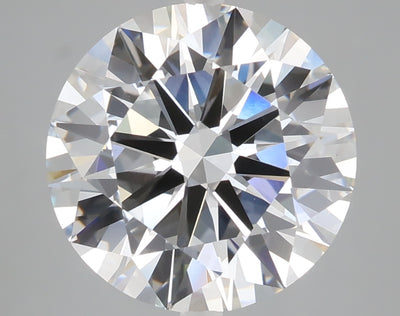 5.01 carat round lab grown diamond F color VS1 clarity