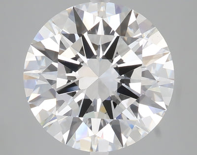 4.57 carat round lab grown diamond E color VS1 clarity