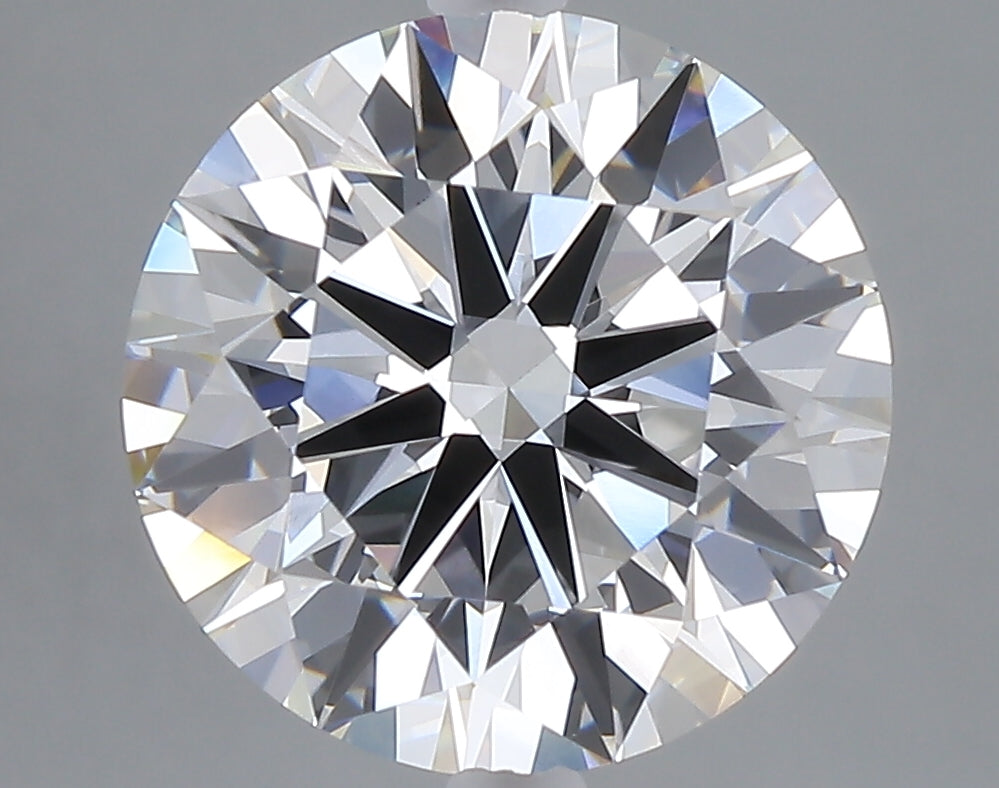 5.01 carat round lab grown diamond F color VVS2 clarity