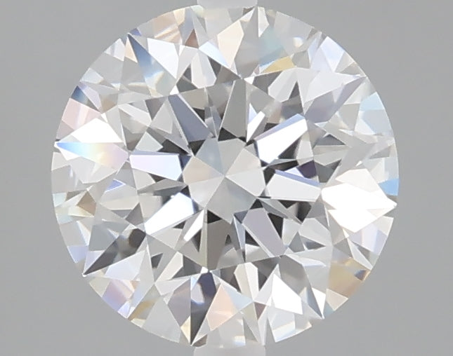 1.57 carat round lab grown diamond E color VVS2 clarity