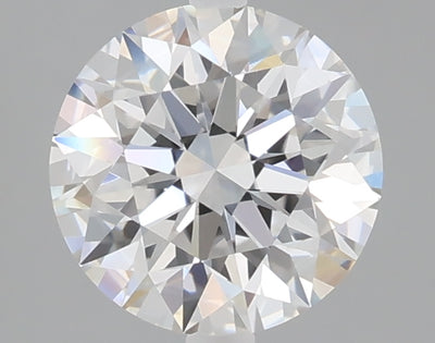 1.57 carat round lab grown diamond E color VVS2 clarity