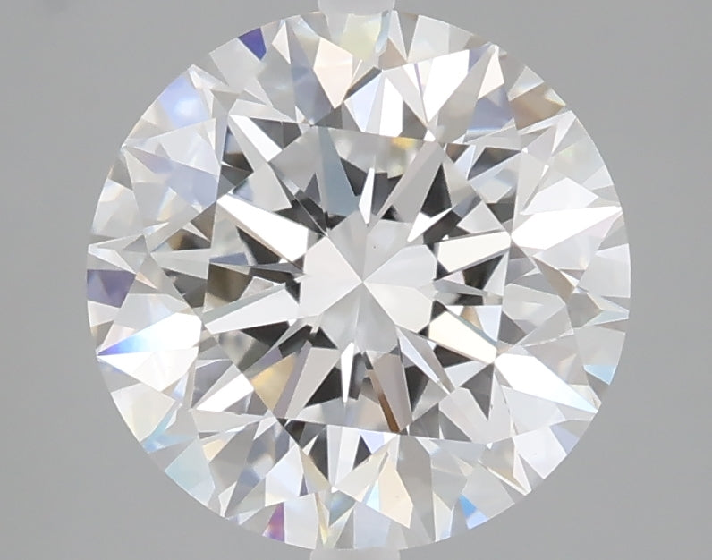 3.03 carat round lab grown diamond D color VVS2 clarity
