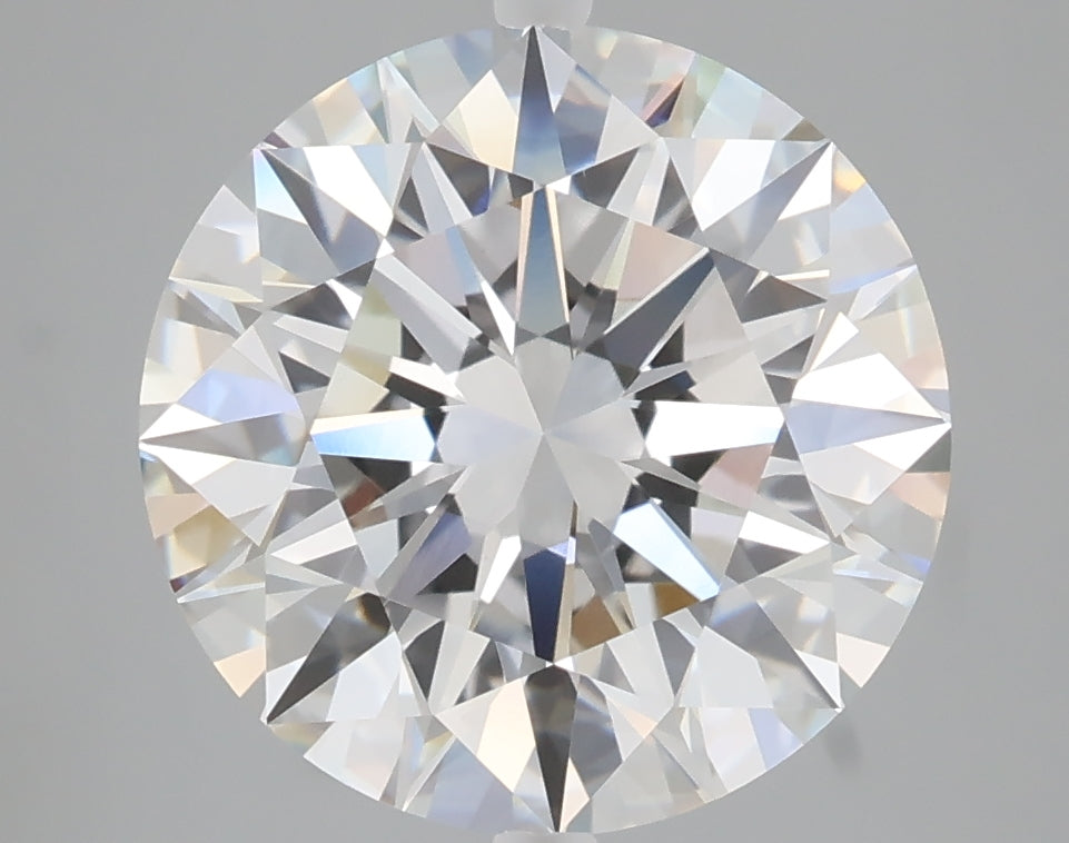 5.03 carat round lab grown diamond F color VVS2 clarity