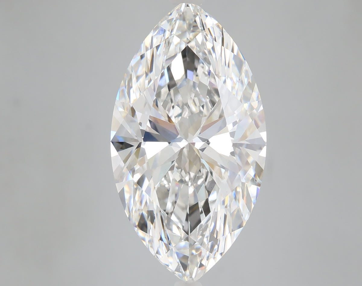 8.05 carat marquise lab grown diamond F color VS1 clarity