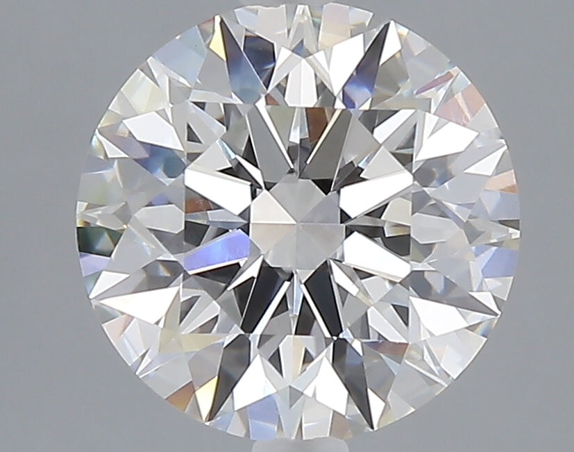 3.04 carat round lab grown diamond G color VVS2 clarity